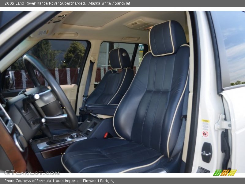 Alaska White / Sand/Jet 2009 Land Rover Range Rover Supercharged