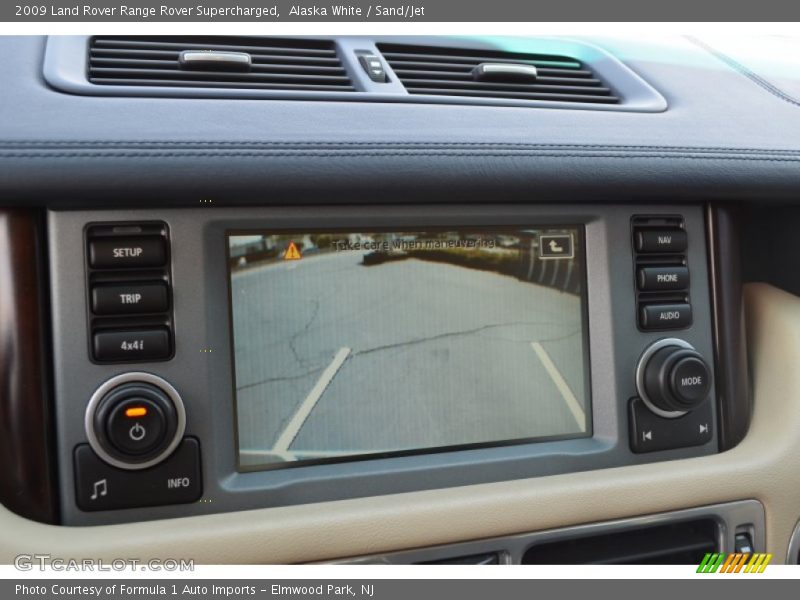 Alaska White / Sand/Jet 2009 Land Rover Range Rover Supercharged