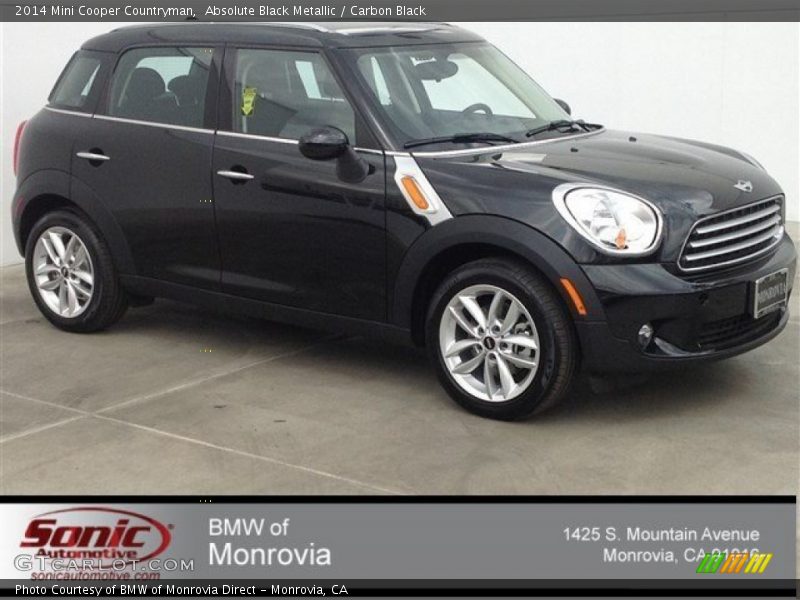 Absolute Black Metallic / Carbon Black 2014 Mini Cooper Countryman
