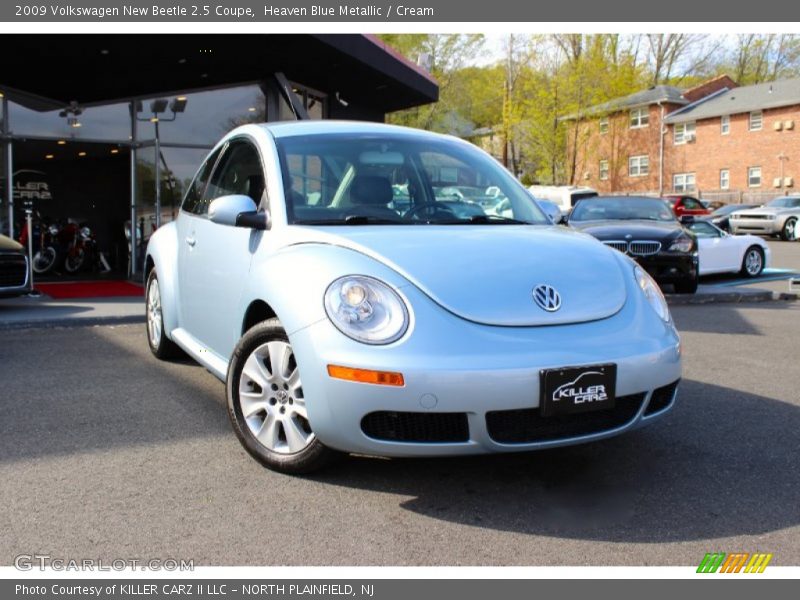 Heaven Blue Metallic / Cream 2009 Volkswagen New Beetle 2.5 Coupe