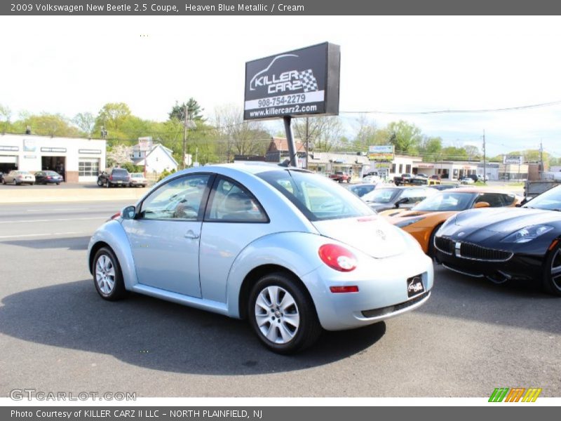 Heaven Blue Metallic / Cream 2009 Volkswagen New Beetle 2.5 Coupe