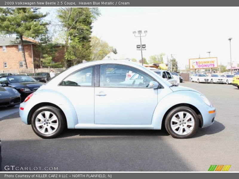 Heaven Blue Metallic / Cream 2009 Volkswagen New Beetle 2.5 Coupe