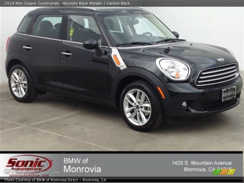 Absolute Black Metallic / Carbon Black 2014 Mini Cooper Countryman