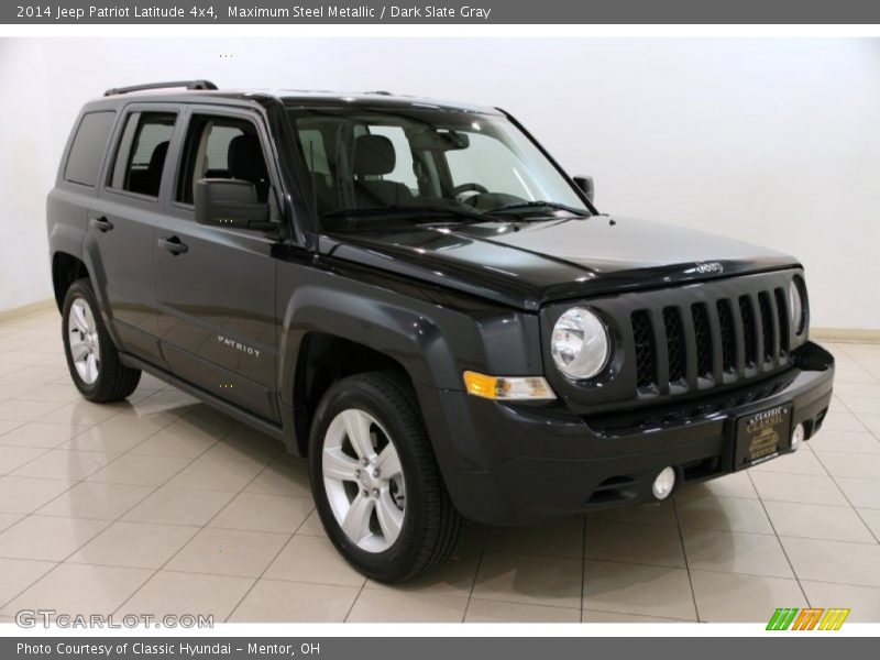 Maximum Steel Metallic / Dark Slate Gray 2014 Jeep Patriot Latitude 4x4