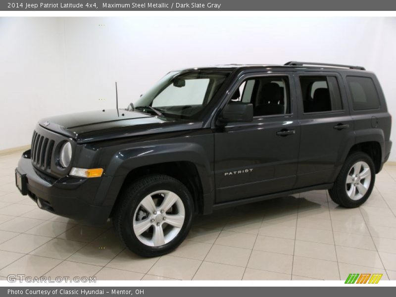 Maximum Steel Metallic / Dark Slate Gray 2014 Jeep Patriot Latitude 4x4