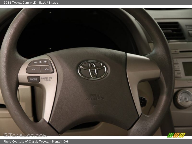 Black / Bisque 2011 Toyota Camry LE
