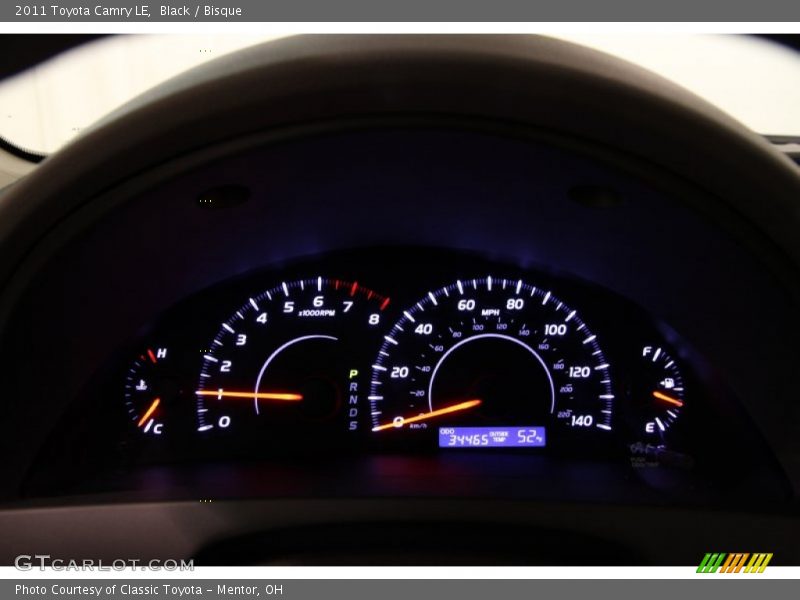 Black / Bisque 2011 Toyota Camry LE