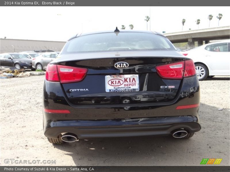 Ebony Black / Beige 2014 Kia Optima EX