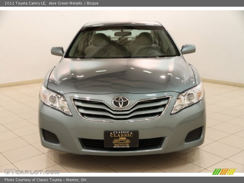 Aloe Green Metallic / Bisque 2011 Toyota Camry LE