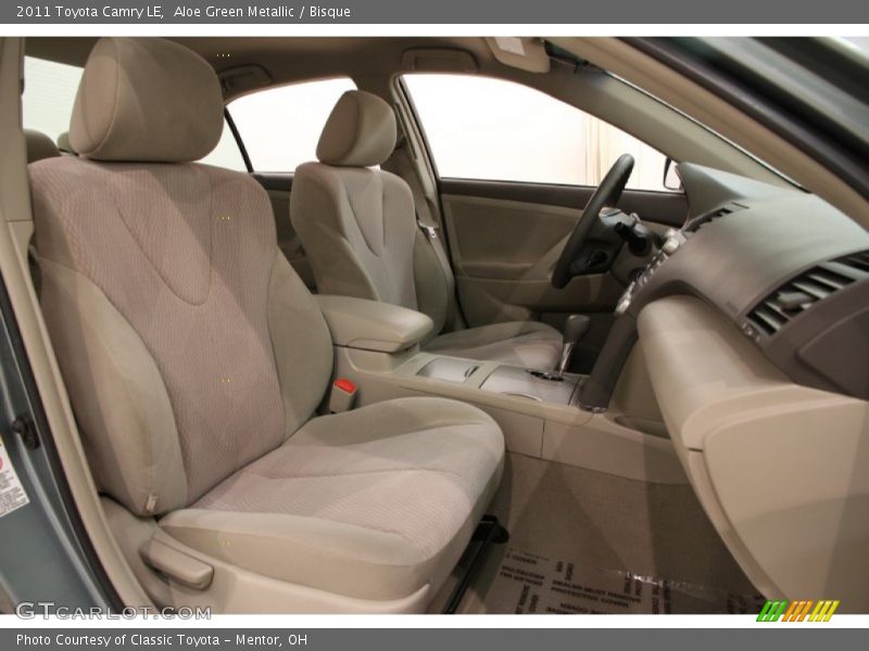 Aloe Green Metallic / Bisque 2011 Toyota Camry LE