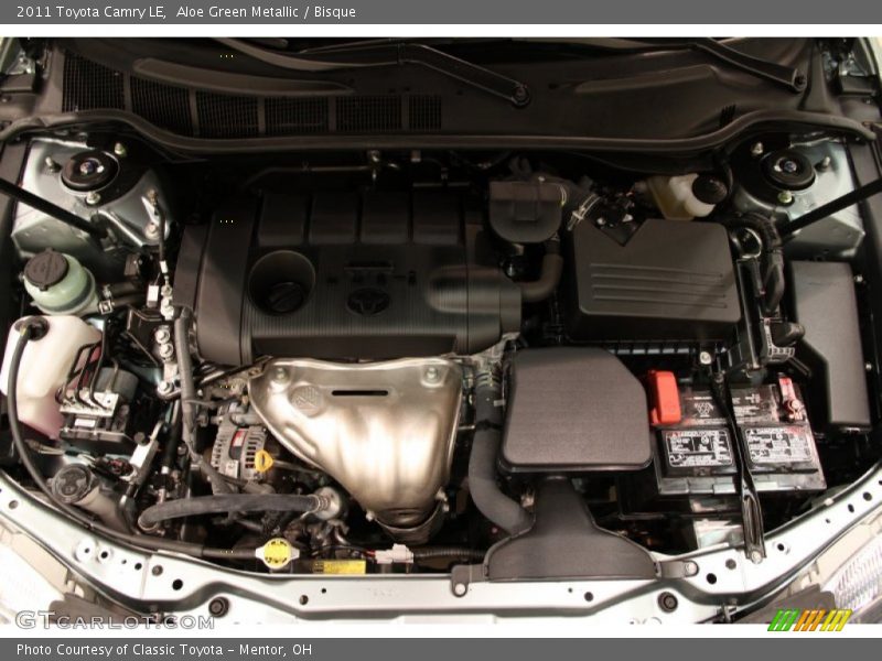 Aloe Green Metallic / Bisque 2011 Toyota Camry LE