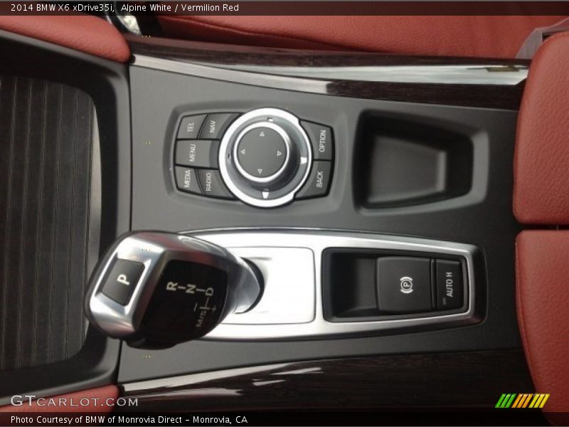 Alpine White / Vermilion Red 2014 BMW X6 xDrive35i