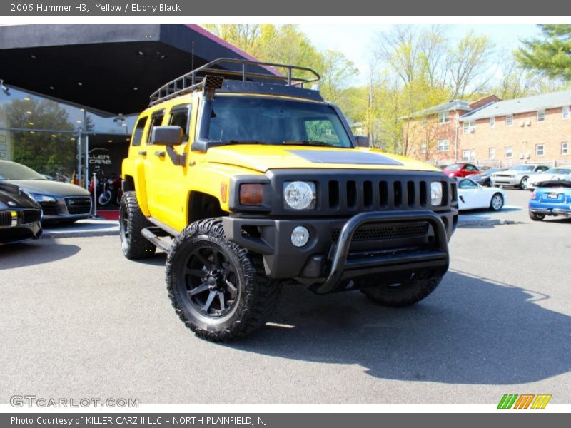Yellow / Ebony Black 2006 Hummer H3