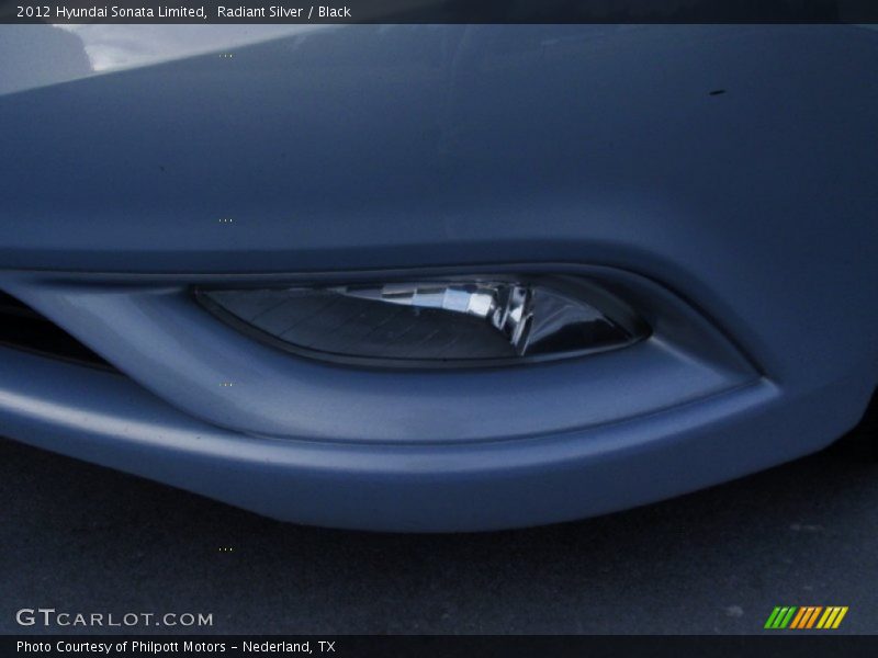 Radiant Silver / Black 2012 Hyundai Sonata Limited