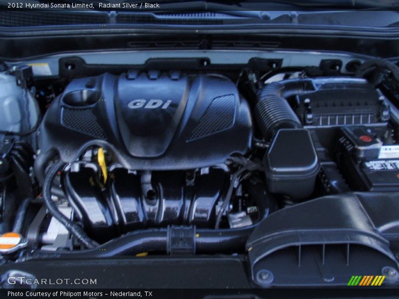 Radiant Silver / Black 2012 Hyundai Sonata Limited
