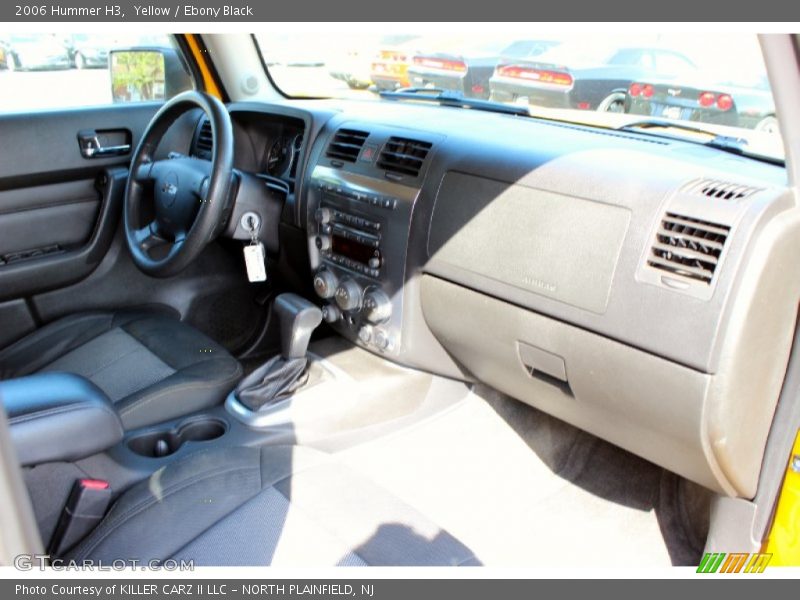 Yellow / Ebony Black 2006 Hummer H3