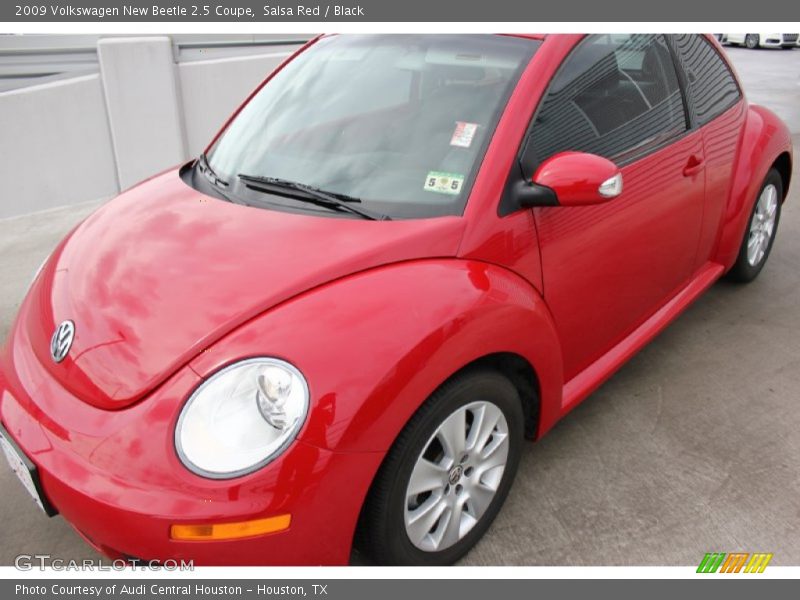 Salsa Red / Black 2009 Volkswagen New Beetle 2.5 Coupe