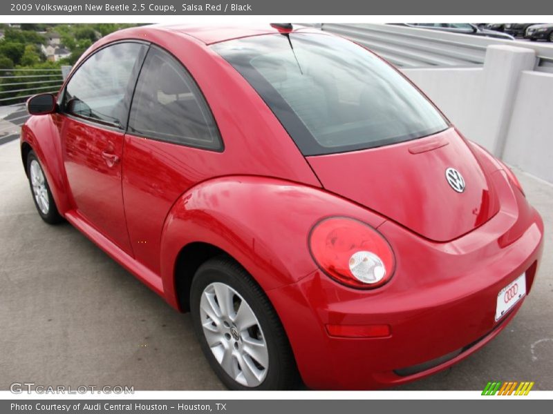 Salsa Red / Black 2009 Volkswagen New Beetle 2.5 Coupe