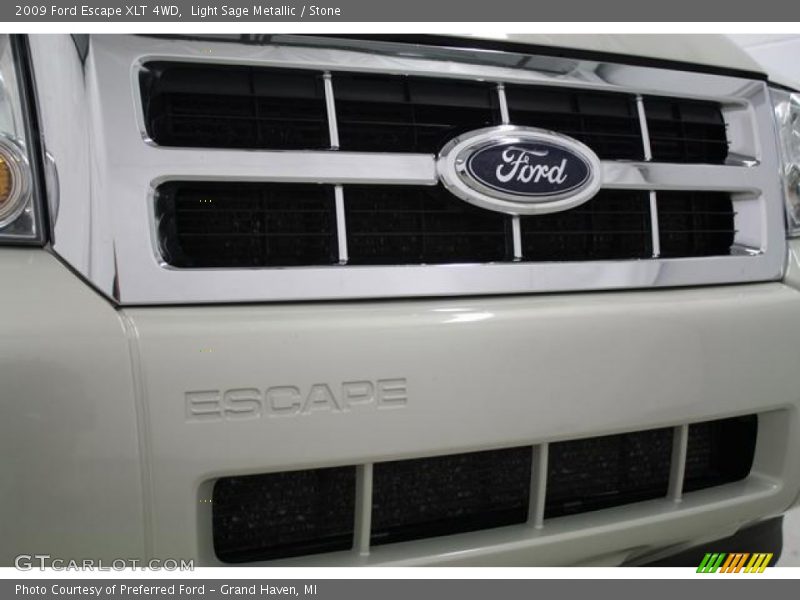 Light Sage Metallic / Stone 2009 Ford Escape XLT 4WD