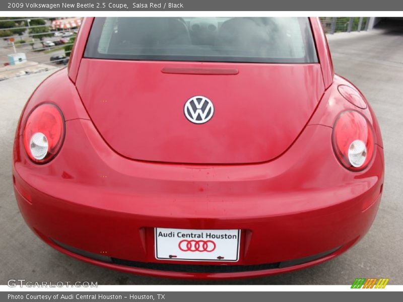 Salsa Red / Black 2009 Volkswagen New Beetle 2.5 Coupe