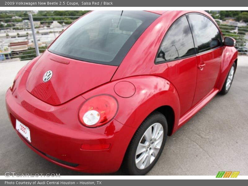Salsa Red / Black 2009 Volkswagen New Beetle 2.5 Coupe