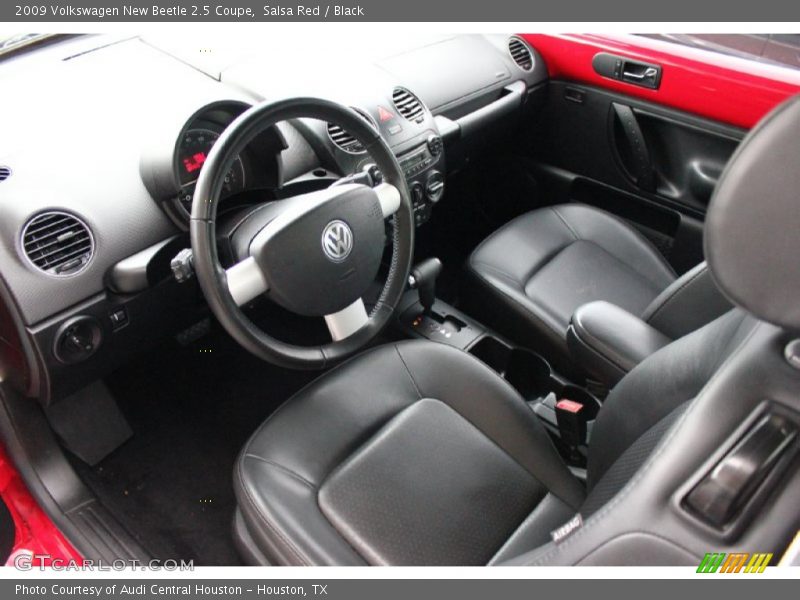 Salsa Red / Black 2009 Volkswagen New Beetle 2.5 Coupe