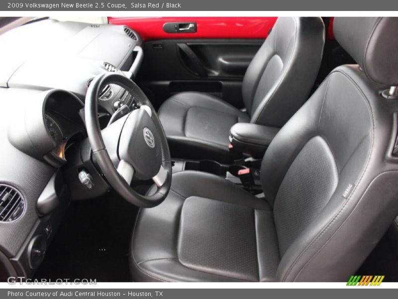 Salsa Red / Black 2009 Volkswagen New Beetle 2.5 Coupe