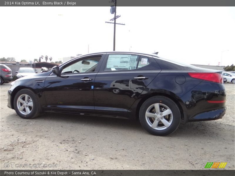 Ebony Black / Beige 2014 Kia Optima LX