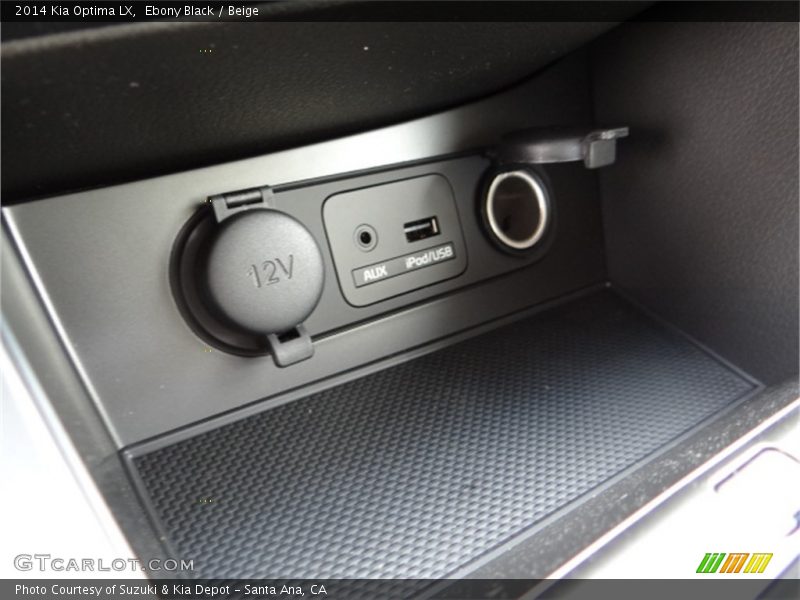 Ebony Black / Beige 2014 Kia Optima LX