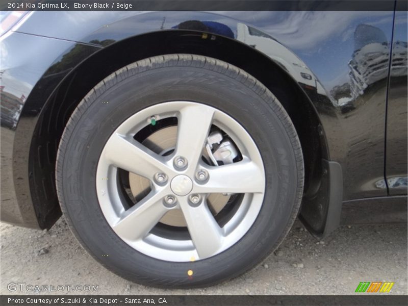 Ebony Black / Beige 2014 Kia Optima LX