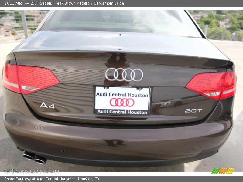 Teak Brown Metallic / Cardamom Beige 2011 Audi A4 2.0T Sedan