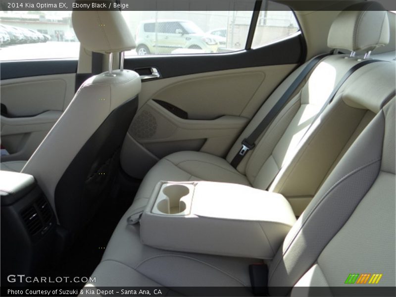 Ebony Black / Beige 2014 Kia Optima EX