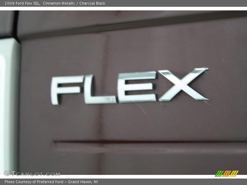 Cinnamon Metallic / Charcoal Black 2009 Ford Flex SEL