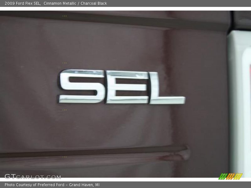 Cinnamon Metallic / Charcoal Black 2009 Ford Flex SEL