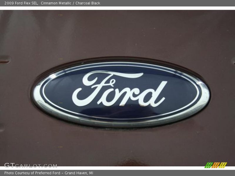 Cinnamon Metallic / Charcoal Black 2009 Ford Flex SEL