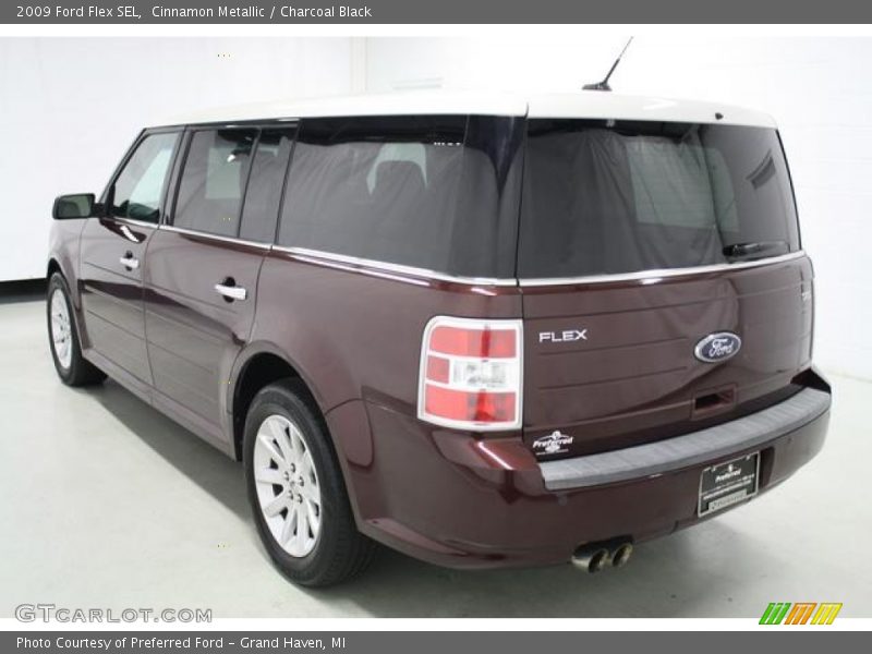 Cinnamon Metallic / Charcoal Black 2009 Ford Flex SEL