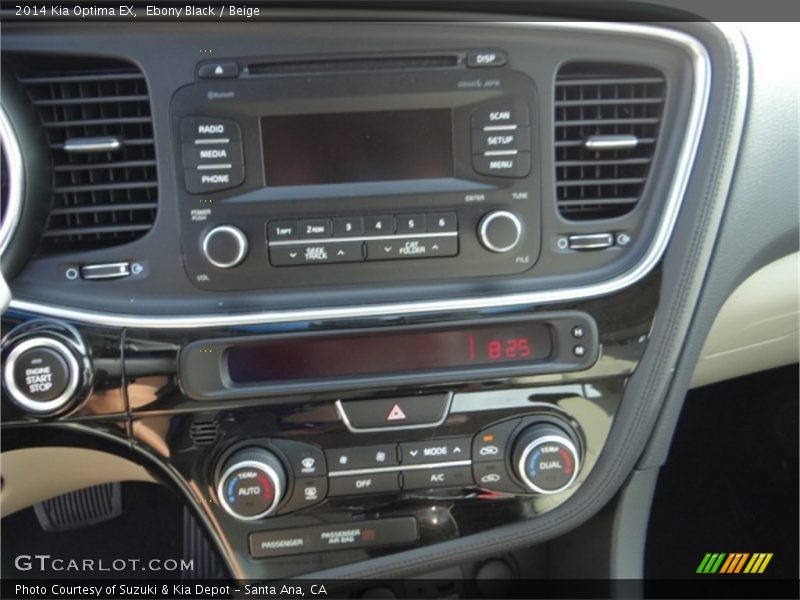 Ebony Black / Beige 2014 Kia Optima EX