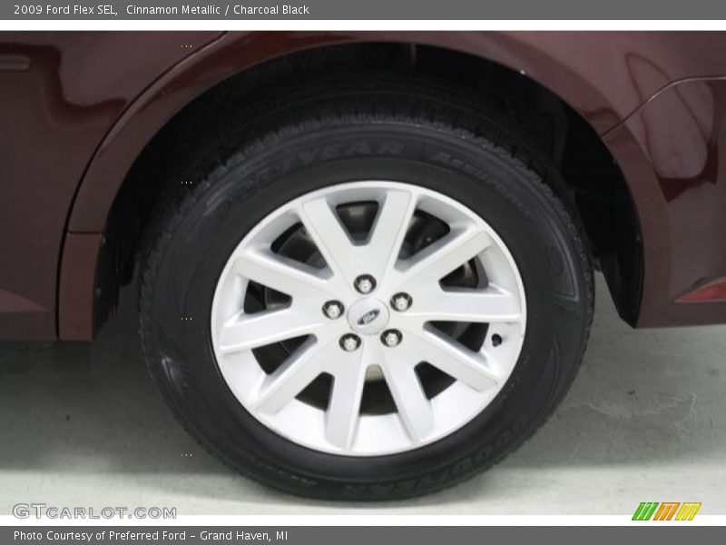 Cinnamon Metallic / Charcoal Black 2009 Ford Flex SEL