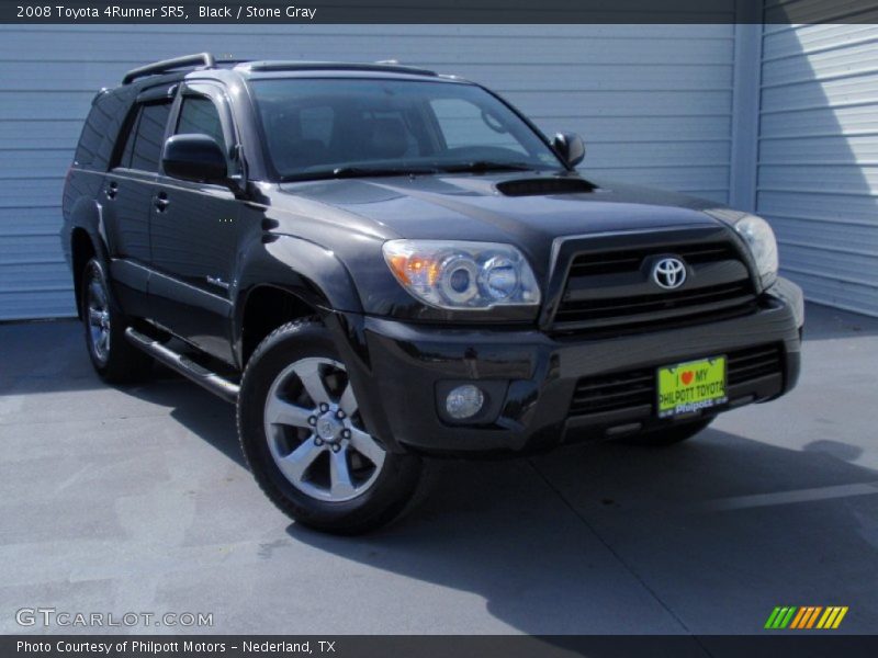 Black / Stone Gray 2008 Toyota 4Runner SR5