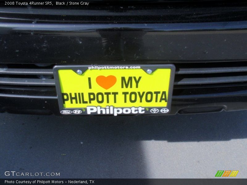 Black / Stone Gray 2008 Toyota 4Runner SR5