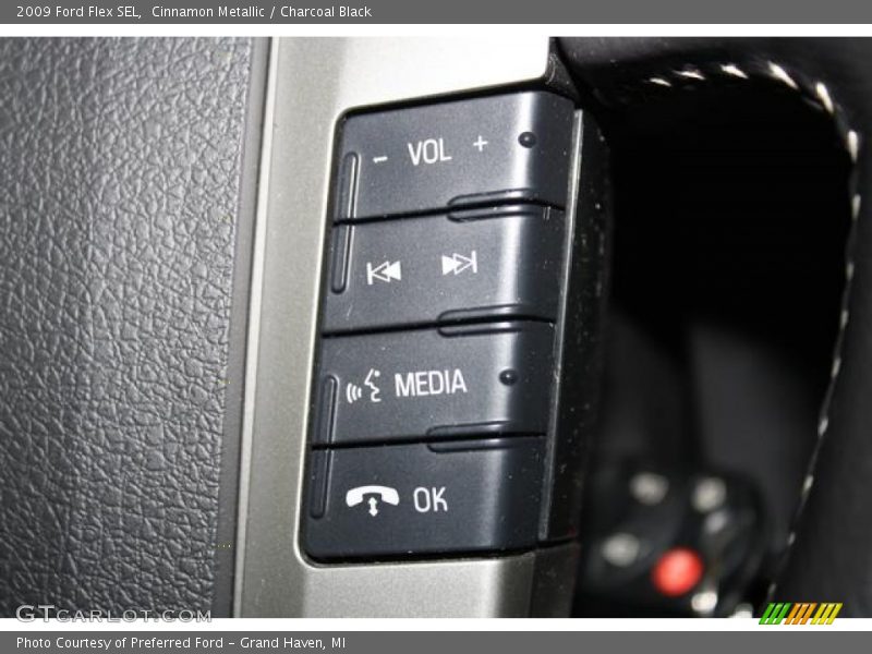 Cinnamon Metallic / Charcoal Black 2009 Ford Flex SEL