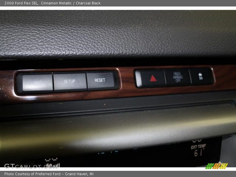 Cinnamon Metallic / Charcoal Black 2009 Ford Flex SEL