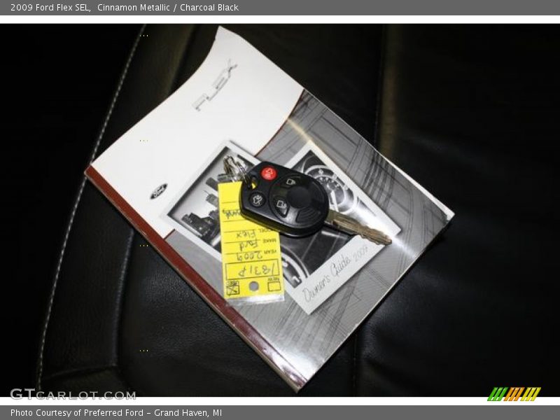 Cinnamon Metallic / Charcoal Black 2009 Ford Flex SEL