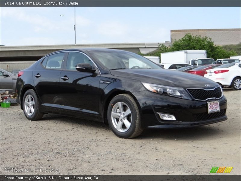 Ebony Black / Beige 2014 Kia Optima LX