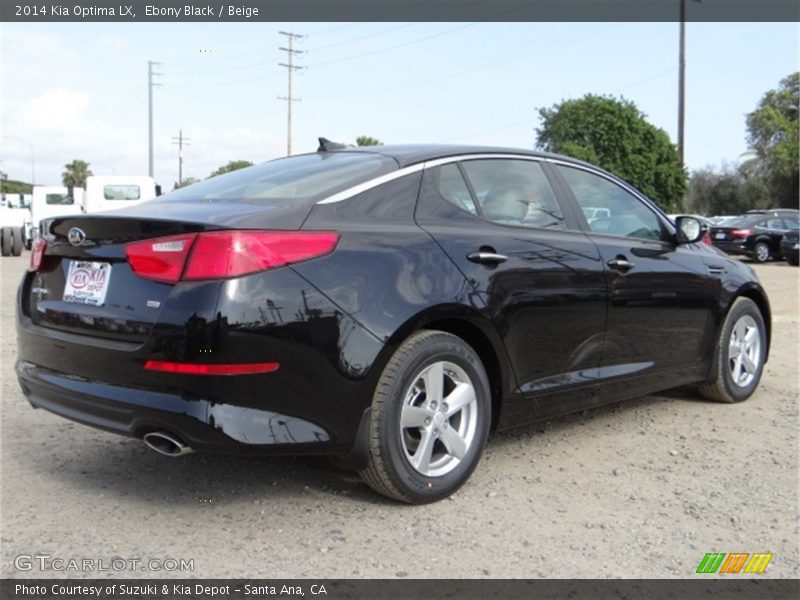 Ebony Black / Beige 2014 Kia Optima LX