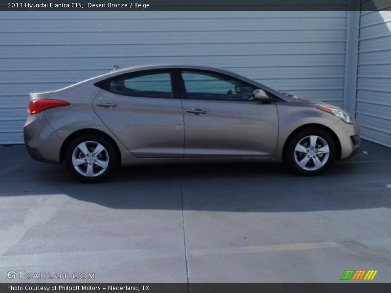 Desert Bronze / Beige 2013 Hyundai Elantra GLS
