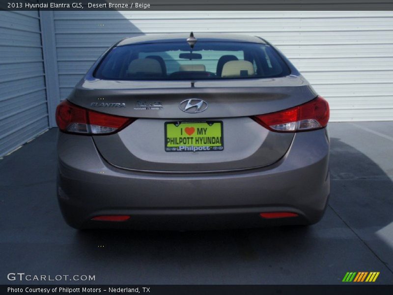 Desert Bronze / Beige 2013 Hyundai Elantra GLS