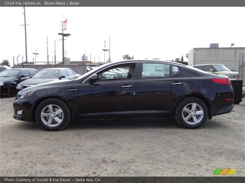 Ebony Black / Beige 2014 Kia Optima LX