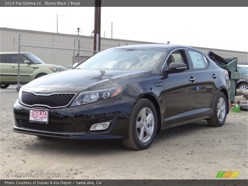 Ebony Black / Beige 2014 Kia Optima LX