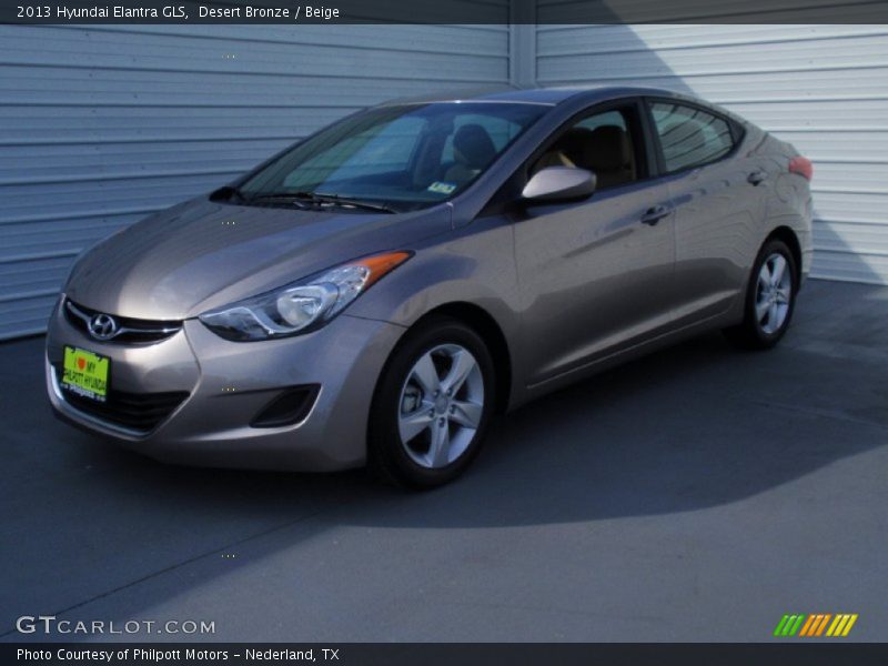 Desert Bronze / Beige 2013 Hyundai Elantra GLS